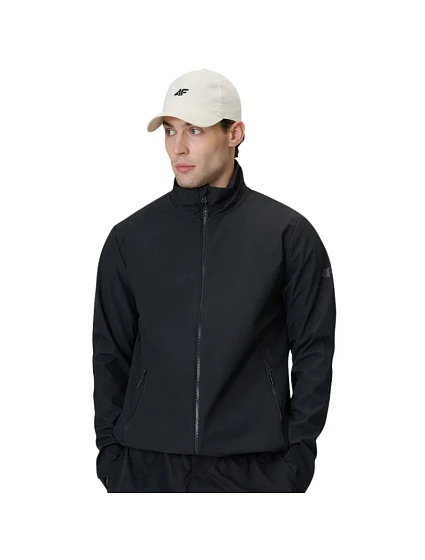 Pánská softshellová bunda 4F M548 deep black 4FWSS26TSOFM548 20S pánské