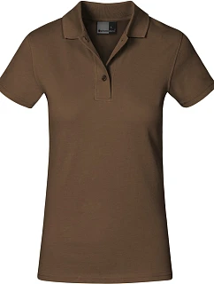 Dámské piqué polo "Superior" 40. brown model 22440652 - Promodoro