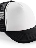 Beechfield B 645 5 panelová kšiltovka Vintage Trucker 53.0645 black/white