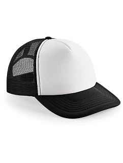 Beechfield B 645 5 panelová kšiltovka Vintage Trucker 53.0645 black/white