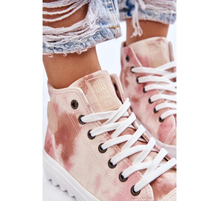 Dámské tenisky High Big Star model 21608963 - Big Star Shoes Dámské tenisky High Big Star model 21608963 - Big Star Shoes