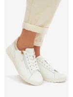 Kožené dámské polobotky se zipem Bíloblaté Dorothea Kožené dámské polobotky se zipem Bíloblaté Dorothea