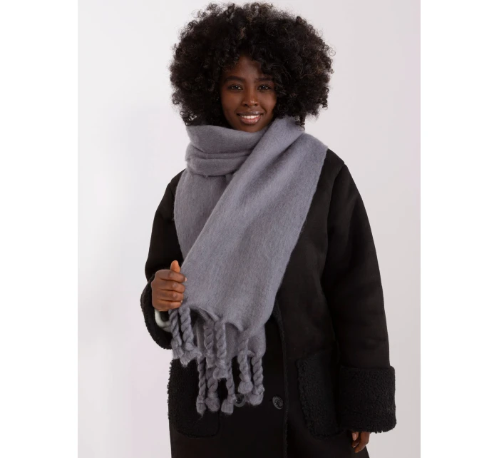 Szalik AT SZ model 19341621 ciemny szary - FPrice