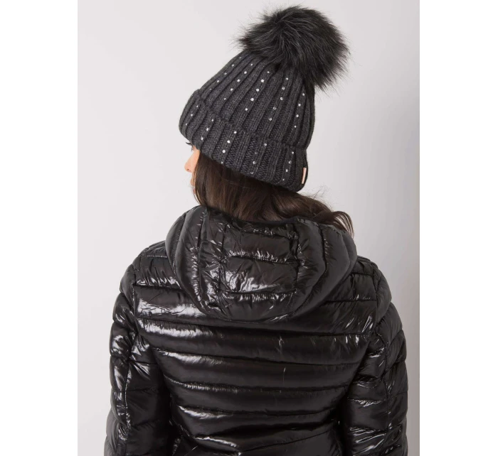 Dámská čepice.93 tmavě šedá Dámská čepice.93 tmavě šedá