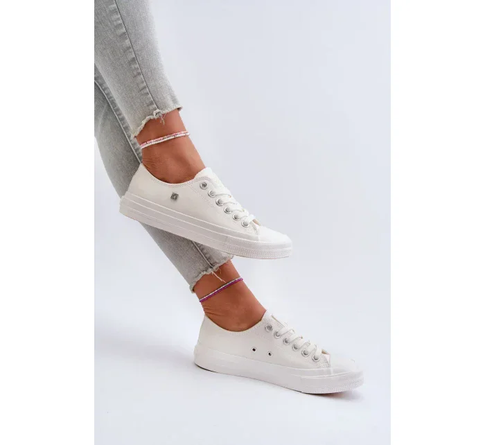 Klasické dámské tenisky Big Star Bílé Klasické dámské tenisky Big Star Bílé