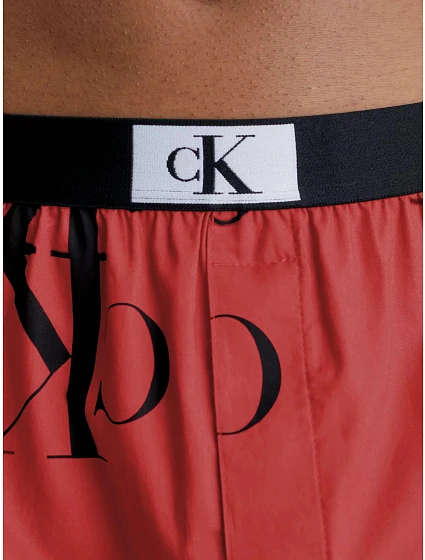 Pánské trenýrky  červené s potiskem  model 19015193 - Calvin Klein