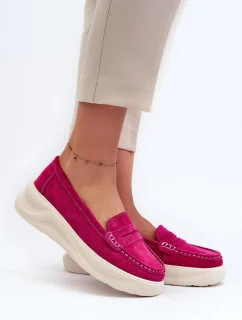 Dámské mokasíny model 21184641 fuchsia Step in style - SWEET SHOES