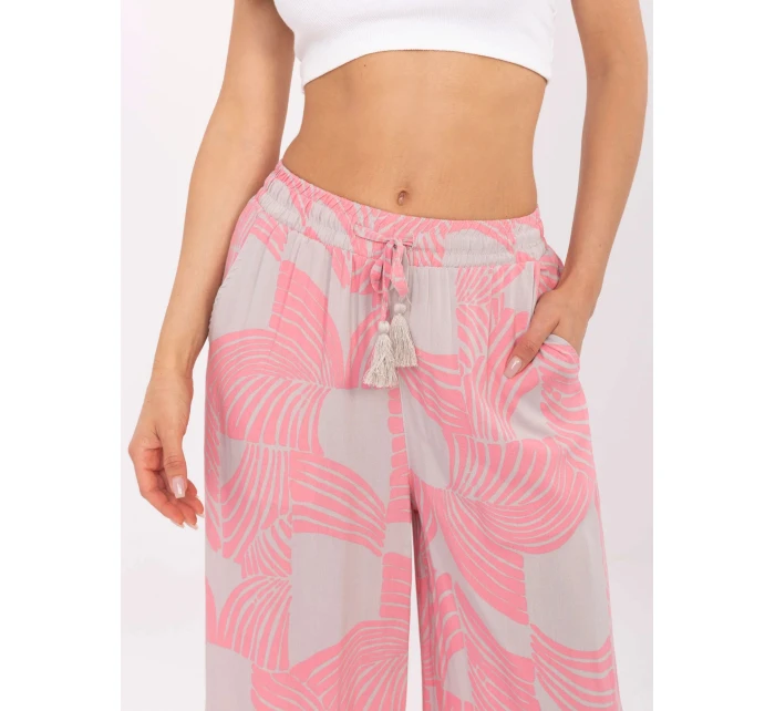 Kalhoty D73771M62237G růžové - FPrice