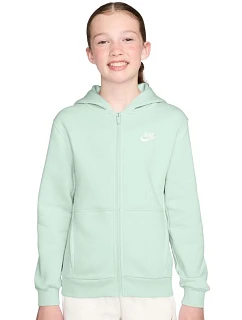 Dětská mikina Nike Sportswear Club Fleece, mátová, FD3004 394 M