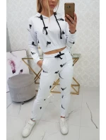 Sada s potiskem pistole bílá