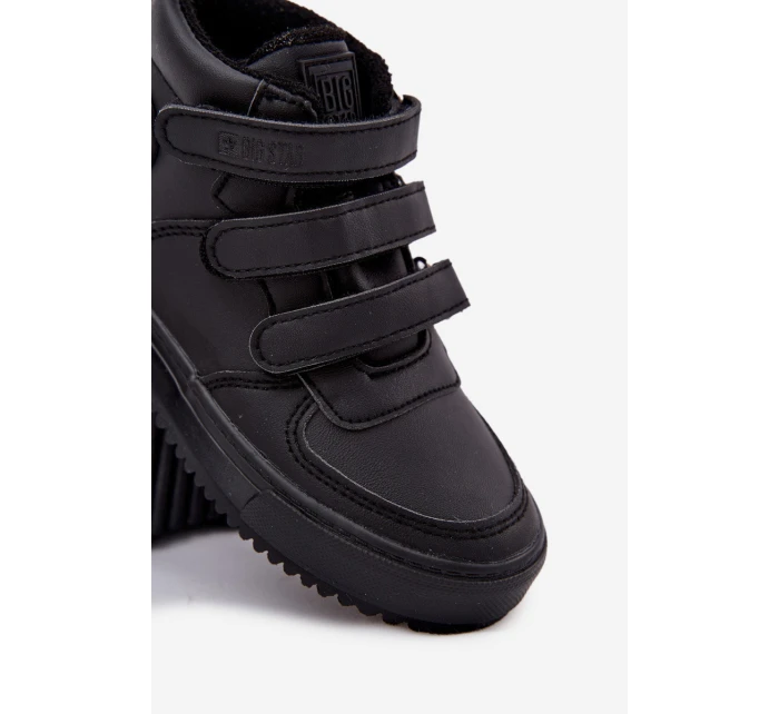 Zateplené boty sneakers pro děti na suchý zip Big Star model 21706387 Černé - Big Star Shoes