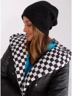 Czapka AT CZ model 21766098 czarny - FPrice Czapka AT CZ model 21766098 czarny - FPrice