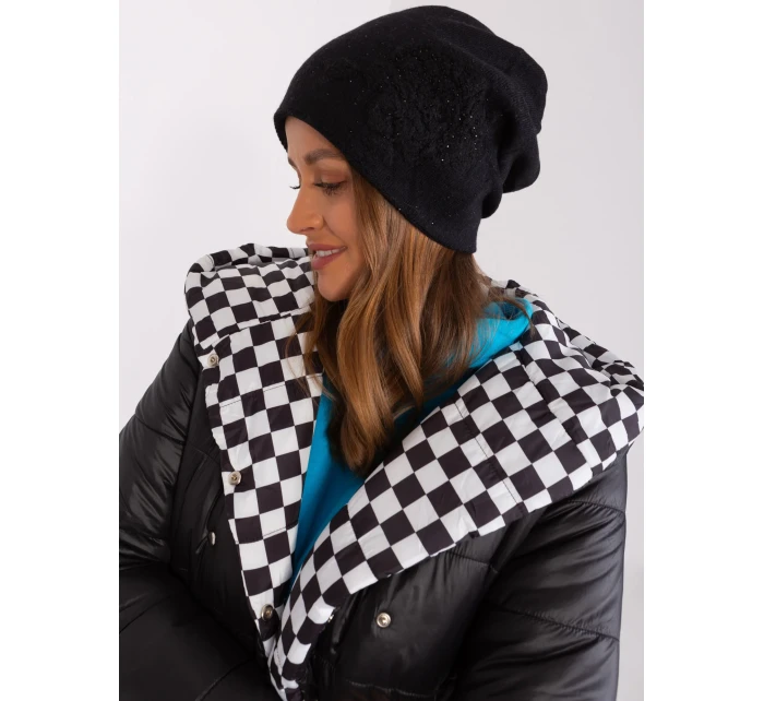 Czapka AT CZ model 21766098 czarny - FPrice Czapka AT CZ model 21766098 czarny - FPrice