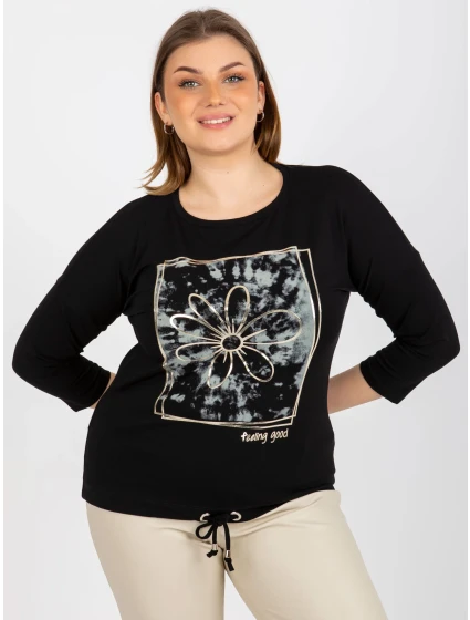 Dámská halenka RV BZ 8470.93P černá - FPrice