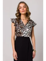 S344 Halenka s nařasenými rukávy - model 2