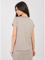 Tričko D12127M02858A tmavě lila