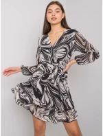 Šaty TW SK BI 2635.49P černá a béžová