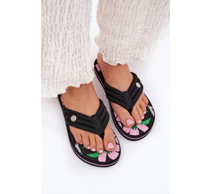 Dámské pěnové žabky Big Star – černé Dámské pěnové žabky Big Star – černé