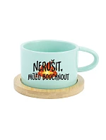 NERUŠIT, MŮŽU BOUCHNOUT. - mint hrníček makronka 200 ml NERUŠIT, MŮŽU BOUCHNOUT. - mint hrníček makronka 200 ml
