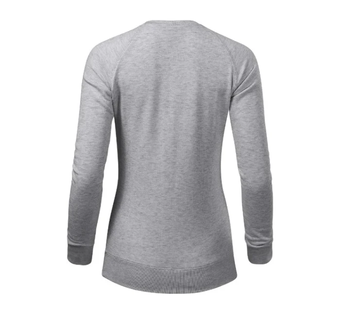 Merger mikina dámská stříbrný melír