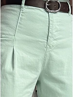 Dámské bavlněné chinos kalhoty CHINOSKA mint FashionStreet UY2555