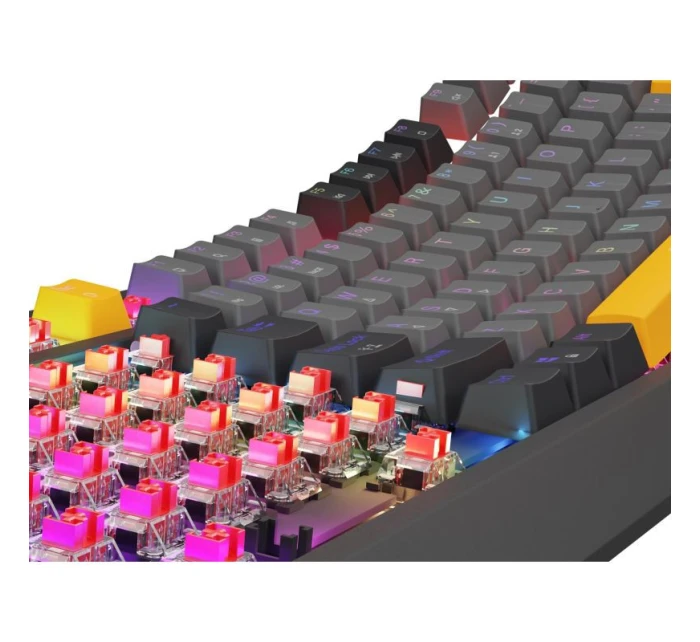 model 21491516 230 TKL Herní klávesnice USB + RF Wireless + Bluetooth QWERTY Černá, šedá, oranžová - Genesis model 21491516 230 TKL Herní klávesnice USB + RF Wireless + Bluetooth QWERTY Černá, šedá, oranžová - Genesis