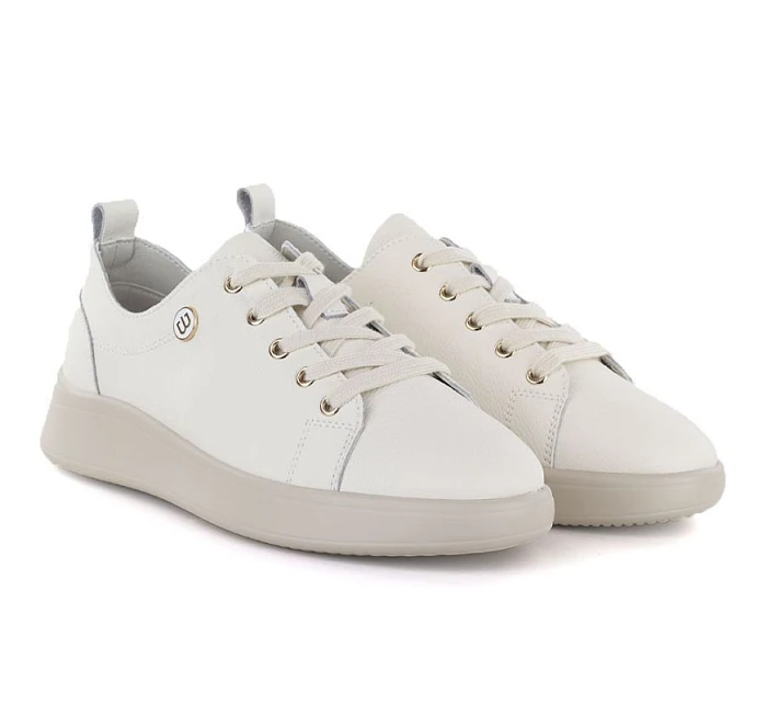 Dámské béžové kožené polobotky Vinceza 41508 dámské