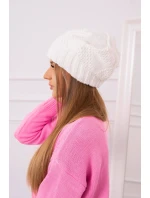 Dámská čepice Danuta K331 bílá Dámská čepice Danuta K331 bílá