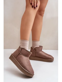 Dámské Sněhule Na Platformě D.Franklin DFSH370010 Taupe