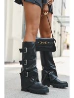 Zateplené dámské kozačky se Černé model 21709299 - Boto Zateplené dámské kozačky se Černé model 21709299 - Boto