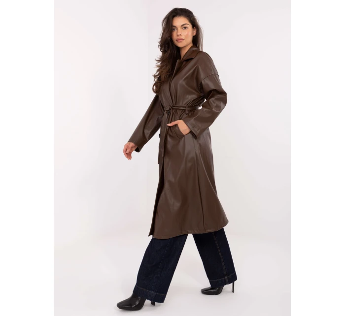 Płaszcz IT PL model 21334871 ciemny brązowy - FPrice