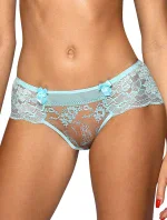 Smyslné kalhotky V-10133 modrá - Axami