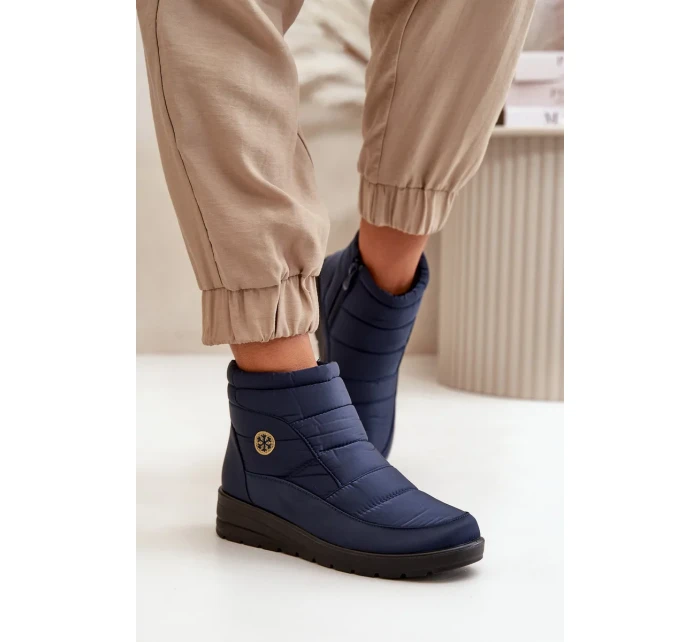 Sněhule Dámské Zateplené Modré Helis