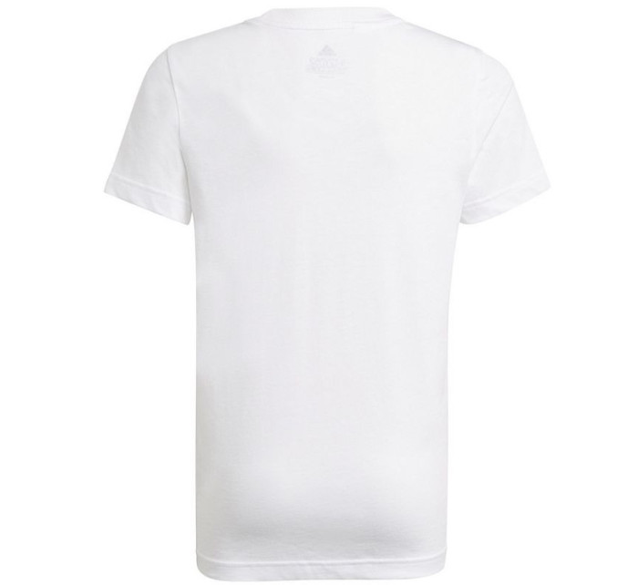 Dětské tričko Essentials Tee Jr GN3994 bílé - Adidas