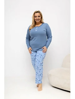 Pohodlná pyžama pro plnoštíhlé model 226131 Forever Pink