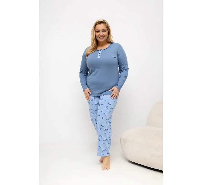 Pohodlná pyžama pro plnoštíhlé model 226131 Forever Pink Pohodlná pyžama pro plnoštíhlé model 226131 Forever Pink