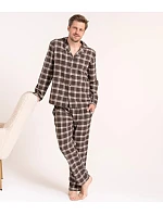 Pyžamo Moraj PDM5700-003 dlouhé rukávy, velikosti M–4XL, rozepínací