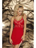 Erotická košilka Ines red - DKAREN Erotická košilka Ines red - DKAREN