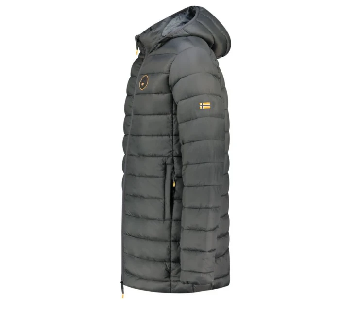 pánská bunda LONG HOOD DB MEN 233 DARK GREY model 21768260 - Geographical Norway