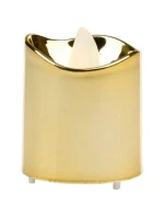 SADA 4 ČAJOVÝCH SVÍČEK VEDENÝCH ZLATOU BARVOU SADA 4 ČAJOVÝCH SVÍČEK VEDENÝCH ZLATOU BARVOU