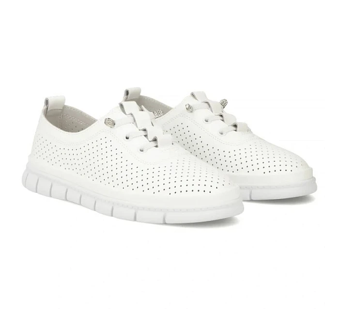 Dámské kožené ažurové polobotky Filippo DP7671