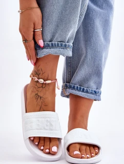 Dámské módní pantofle Big Star LL274A159 Bílé