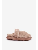 Pantofle S Tmavě Béžové model 21681715 - Boto Pantofle S Tmavě Béžové model 21681715 - Boto