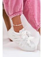 Eko Kožené Tenisky Na Platformě Bílé Penolle Eko Kožené Tenisky Na Platformě Bílé Penolle