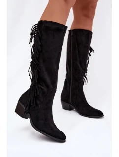 Kozačky na podpatku  model 223002 Step in style