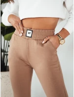 Dámské tepláky LOREN camel FashionStreet UY1827 Dámské tepláky LOREN camel FashionStreet UY1827