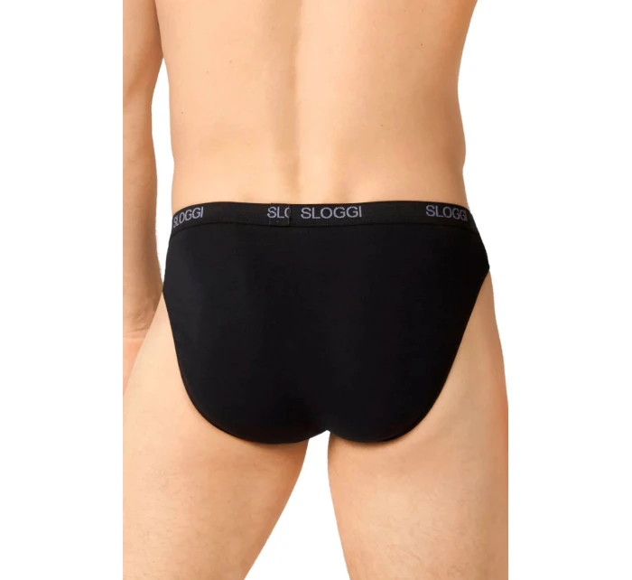 Pánské slipy Basic mini black - Sloggi