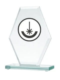 Gravírovaná skleněná trofej