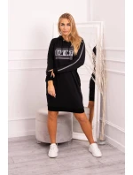 Šaty s model 21752932 potiskem černé - K-Fashion