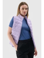 Dámský Bezrukávník Pevný S Límcem 4F Fialový 4FWAW24TVJAF139-52S Dámský Bezrukávník Pevný S Límcem 4F Fialový 4FWAW24TVJAF139-52S
